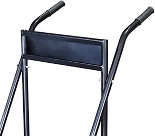 Vista 3 de Carretilla de motor fuera de borda plegable con 2 ruedas, motor de barco que soporta hasta 110 libras para mover o reparar y mostrar motores fuera