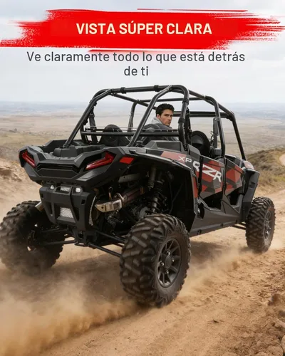 Vista 5 de StarknightMT 14-23 RZR XP - Parabrisas trasero resistente al agua