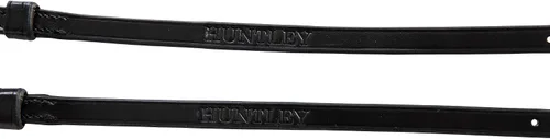 Vista 5 de Huntley Equestrian Correas de cuero resistentes y duraderas de alta calidad, cierre de hebilla de acero inoxidable, color negro