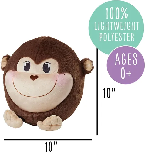 Vista 3 de Pillow Pets Mono, juguete de peluche de peluche de 10 pulgadas