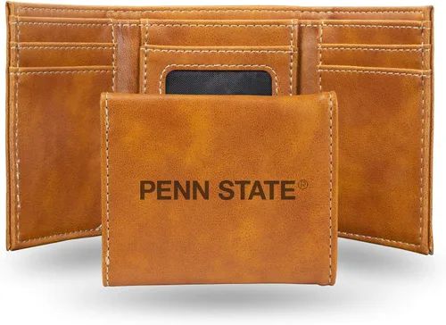 Vista 49 de NCAA Rico Industries - Billetera triple grabada con láser, con grabado láser, accesorio para hombre