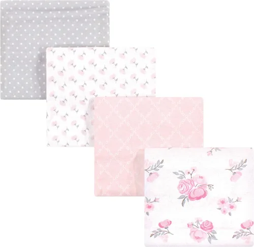 Vista 36 de Hudson Baby Mantas receptoras unisex de franela de algodón para bebé, avión, talla única