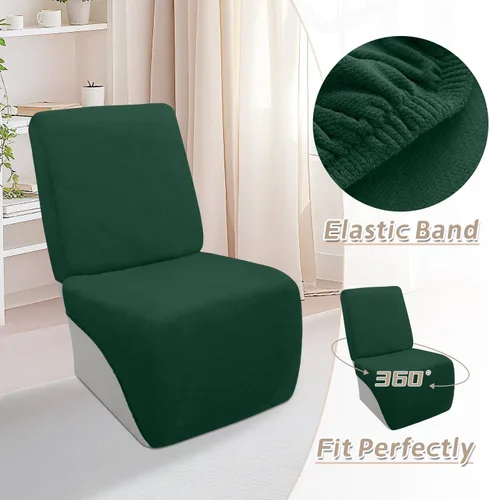 Vista 601 de Arfntevss Fundas de sofá seccional reclinable de terciopelo, Funda de sofá seccional de esquina para sofá reclinable, Funda elástica suave