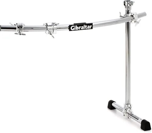 Vista 3 de Gibraltar GCS300C Chrome Series Rack curvo de 46 pulgadas con abrazaderas T de liberación rápida y RMAAs