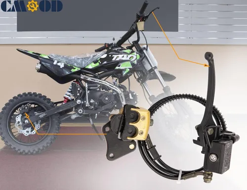 Vista 6 de CMOOD - Montaje de pinza de cilindro maestro para freno de disco delantero 50 cc. 70 cc. 90 cc. 110 cc. 125 cc. para ATV chino SSR Dirt Bike Pit Bike