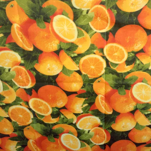 Vista 8 de Zen Creative Designs The Yard - Tela estampada de la colección de frutas de polialgodón, 58 pulgadas de ancho, tela con estampado de frutas Manzanas