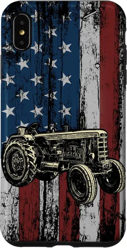 Vista 11 de Patriotic Tractor American Flag Tractor Farm Gift Farmer Case for iPhone 17