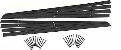 Vista 19 de EasyFlex Kit de proyecto de borde de paisaje de aluminio, 8 piezas de metal para bordes de jardín con púas, 48 pies, bronce (1806BZ-48C)