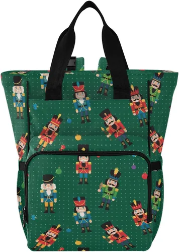 Vista 45 de Emelivor Bolsa de pañales con diseño de panal de abejas, con bolsillos aislados, bolsa organizadora de pañales para niños y niñas, unisex