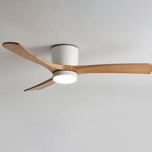 Vista 9 de Ventilador de techo gris de 36 pulgadas con luz, montaje empotrado para dormitorio y sala de estar