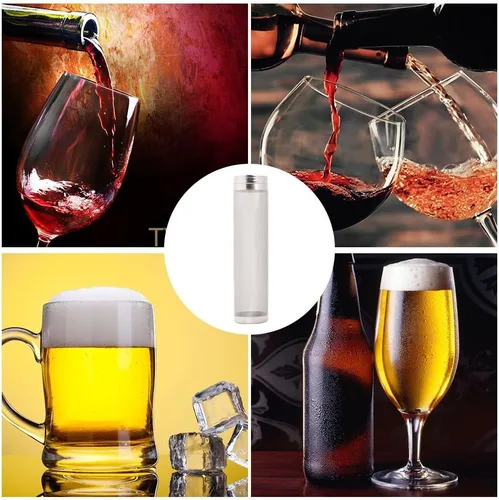 Vista 6 de Tolva filtro seca, con malla de 300 micras, tolva tamiz, tamiz para cervecería de acero inoxidable para el hogar, cartucho filtro tipo araña