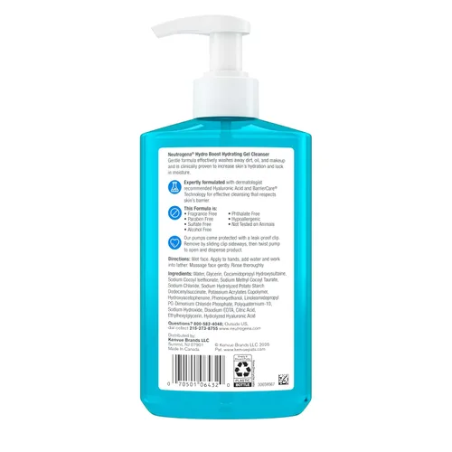 Vista 10 de Neutrogena Hydro Boost Limpiador Facial, Sin Fragancia, Limpiador Facial Hidratante con Ácido Hialurónico, Limpiador Facial Espumoso Diario