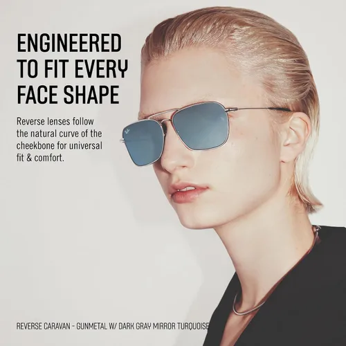 Vista 4 de Ray-Ban RBR0102S Caravan Reverse Sunglasses