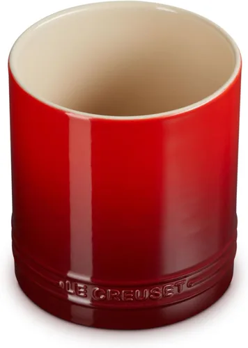 Vista 11 de Le Creuset Stoneware Signature Recipiente para Utensilios de Pared Recta, 1 cuarto de galón, Artichaut