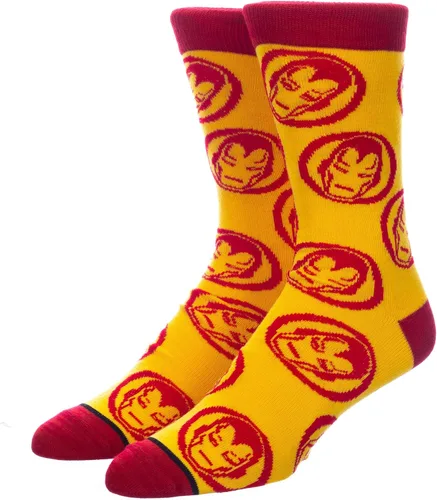 Vista 6 de Marvel The Avengers - Calcetines de personajes cómicos paquete de 5 10-13 multicolor Negro