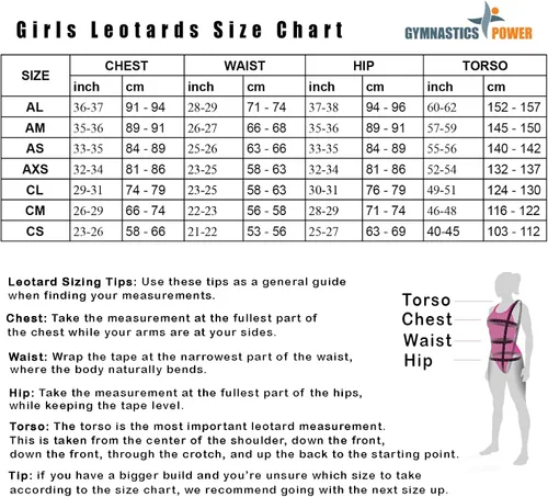 Vista 5 de Gymnastics Power - Maillots de gimnasia para niñas adecuados para ballet volteo de poder leotardos de baile deportes
