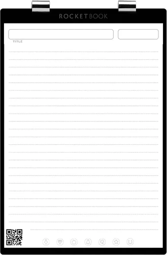 Vista 14 de Rocketbook Orbit - Paquete de páginas ejecutivas - Bloc de notas legal reutilizable inteligente - Gráfico.