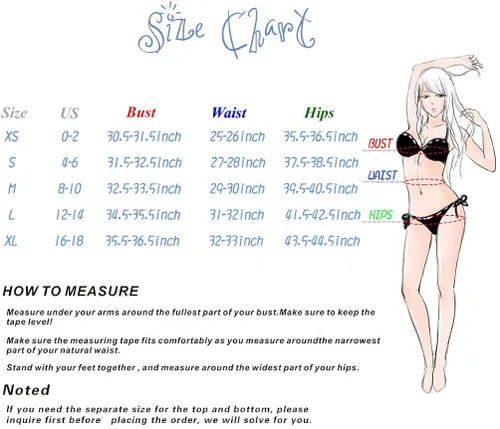 Vista 6 de SHEKINI Women's Bathing Suits Ruffles Flounce Bikini Sets Low Rise Two Piece Swimsuit