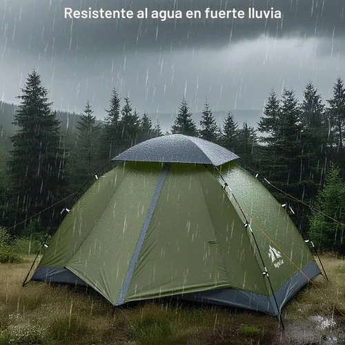 Vista 4 de Night Cat Tiendas de Campaña Mejoradas para Mochileros 1 a 2 Personas, Fácil Configuración con Clips, Tienda de Camping Impermeable para Adultos