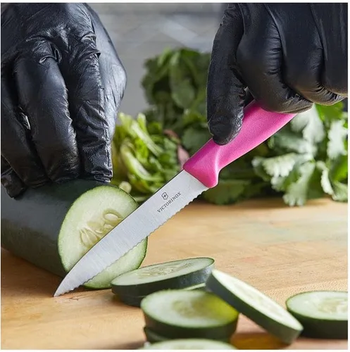 Vista 9 de Victorinox Swiss Classic - Cuchillo de pelar con borde dentado, Straight