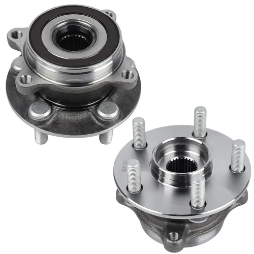 Vista 59 de 512150 2PCS Cojinete de rueda trasera y conjunto de cubo