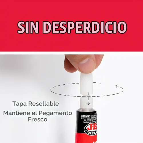 Vista 7 de J-B Weld SuperWeld Extreme Superpegamento - 15 g