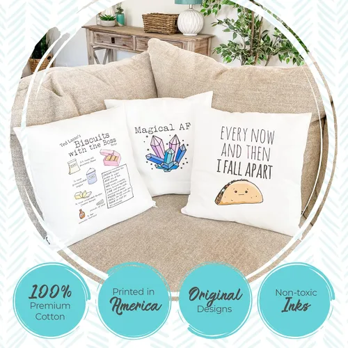 Vista 2 de Moonlight Makers, It Takes A Big Heart to Help Shape Little Minds, Decorative Pillow Case, 100% Cotton Canvas Pillowcase, Farmhouse Decor, Gift for