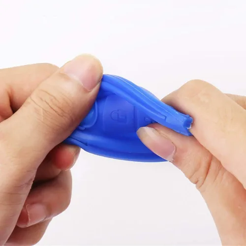 Vista 3 de ontto Funda para llavero con protección para mando a distancia Kia, color negro