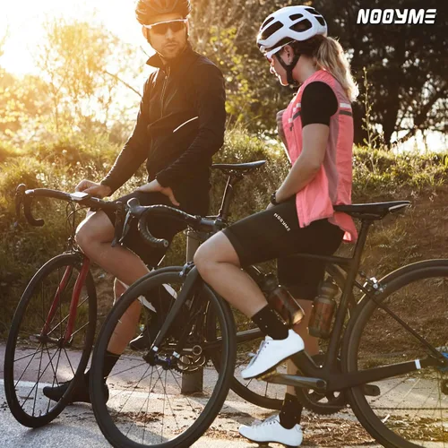 Vista 6 de NOOYME - Ropa interior de ciclismo para mujer, diseño 3D, acolchado