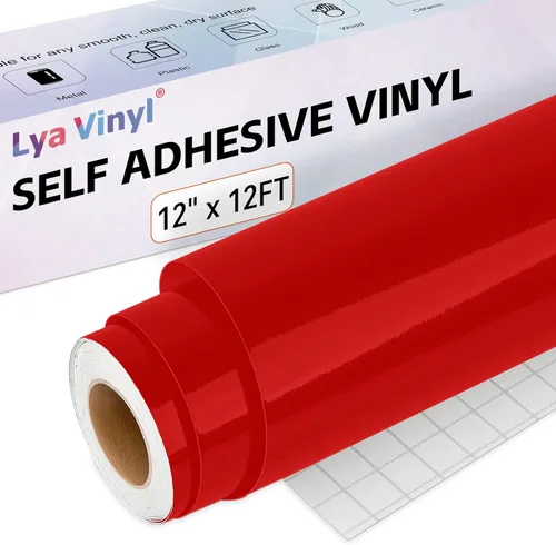 Vista 34 de Lya Vinyl - Paquete de 10 hojas de vinilo adhesivo permanente cepillado autoadhesivo, hojas para decoración del hogar, tazas, vasos, ventanas