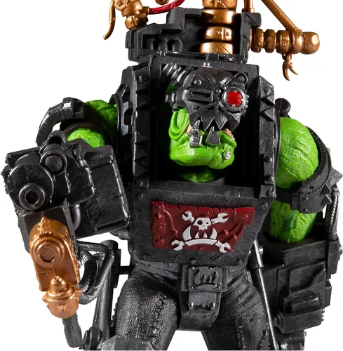 Vista 2 de Warhammer 40,000 Ork Big Mek Mega figura de acción con accesorio
