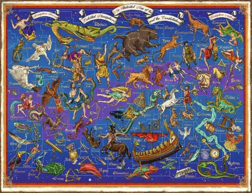 Vista 2 de Ravensburger - Constelaciones - Rompecabezas de 2000 piezas - Imágenes impresionantes - Hermoso e intrincado - Representación única de los símbolos