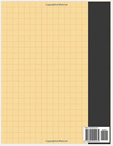 Vista 2 de Physics Graph Paper Notebook for Math and Science large print (8.5-11 inch) graph paper