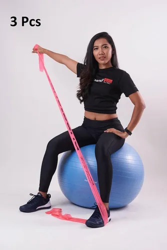 Vista 7 de Producto de Malasia Bandas de ejercicio de resistencia a la luz naranja de 9 pies Sanctabnd nivel 2, terapia física para entrenamiento de fuerza