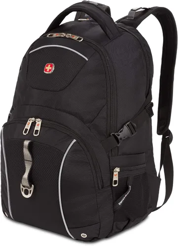 Vista 10 de SwissGear Mochila para laptop, Negro, 17 pulg.