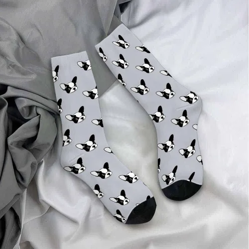 Vista 4 de Pehede Calcetines lindos erizos para hombre, divertidos calcetines de vestir de dibujos animados para mujer, divertidos calcetines de diseño loco