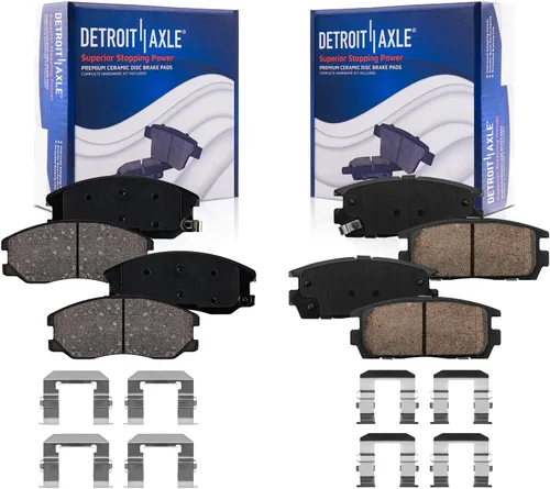 Vista 24 de Detroit Axle - Pastillas de Freno Delantero Izquierdo Reemplazo de Pinza de Disco para Ford Fusion Mazda 6 Lincoln MKZ Mercury Milan 2006-2012