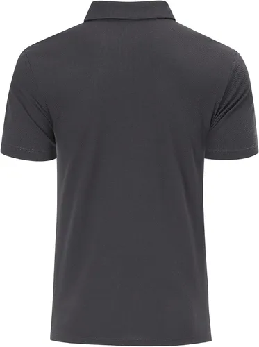 Vista 4 de GymSmart Camisas polo para hombre, manga corta, casual, negocios, deportes, tenis, golf, camisas