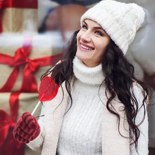Vista 38 de Guantes de invierno cálidos para pantalla táctil para mujer, guantes térmicos de punto de lana con forro polar para clima frío