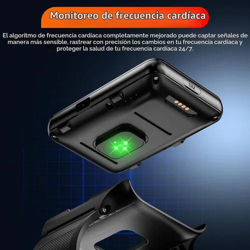 Vista 7 de LOKMAT Reloj inteligente con tarjeta SIM 4G de pantalla grande de 2.88 pulgadas, reloj inteligente Android 11 con llamada telefónica, cámaras duales