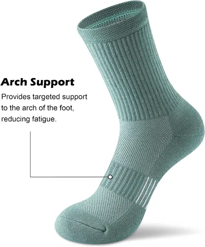 Vista 2 de Gonii Calcetines de compresión acolchados para mujer, 5 pares