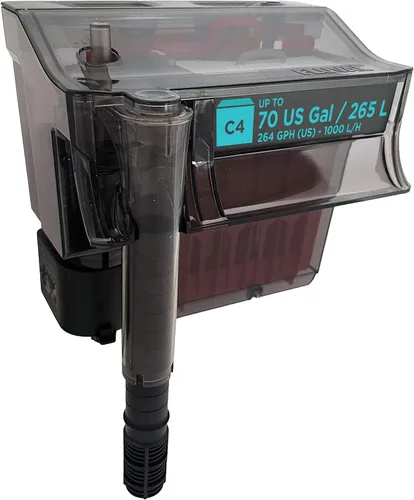 Vista 5 de Fluval C2 Power Filter, filtro de tanque de peces para acuarios de hasta 30 galones.