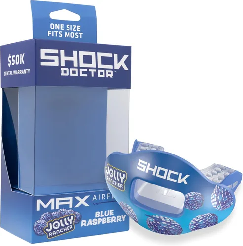 Vista 16 de Shock Doctor Kool Aid Protector Bucal para Labios - Máximo Flujo de Aire, Protección Completa de la Boca Compatible con Brackets, Protector