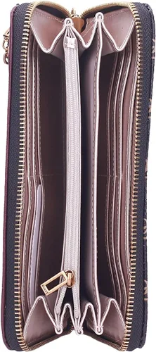 Vista 8 de Guess Women's Wallets Burgundy Swqb7870460, Burgundy Multi, Onesize