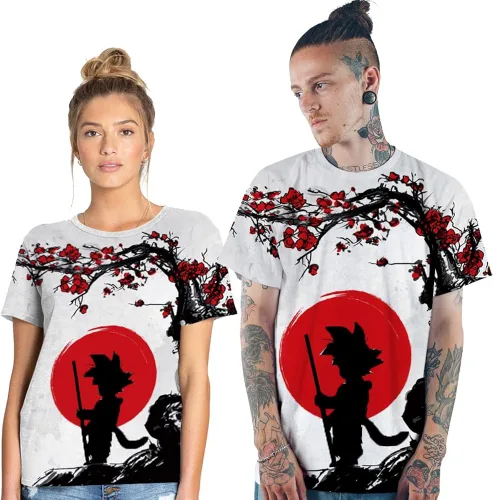 Vista 5 de TAKUSHI HF Unisex 3D Print Creative Super Hero Short Sleeve T-Shirt Casual Graphic Tops