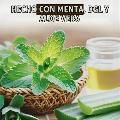 Vista 5 de Vitamatic Cápsulas de corteza de olmo resbaladizo – menta, DGL y extracto botánico de aloe vera – Extracto a base de plantas – Vegano, sin OMG – 180