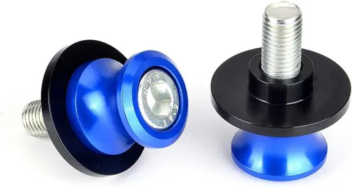 Vista 2 de Goldfire 2 piezas 10 mm M10 X1.25 Carretes de brazo oscilante CNC para motocicleta FZR 1000/600R/400 para Kawasaki Z750 /Z750S/ Z750R /ER-6F /ER-6N