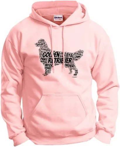 Vista 8 de ThisWear Golden Retriever Word Art - Sudadera con capucha para perro y cachorro