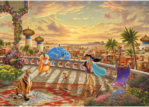 Vista 12 de MIGHTYPRINT Disney – La Bella Durmiente – Princesa Aurora y el Príncipe Felipe – Arte de pared duradero de 24 x 17 pulgadas – No hecho de papel