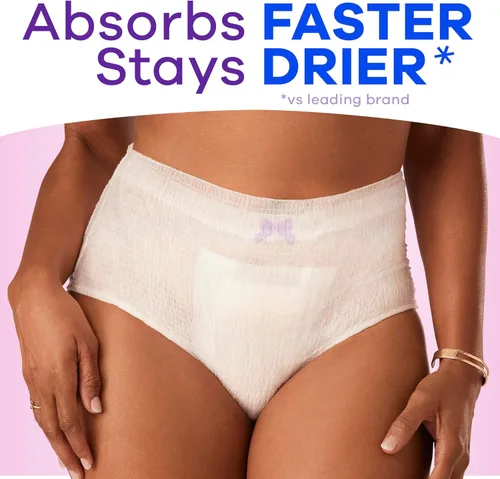 Vista 3 de Always Discreet Ropa interior para pieles sensibles, protección de la piel cuatro veces, dermatológicamente probada, sin fragancia, máxima